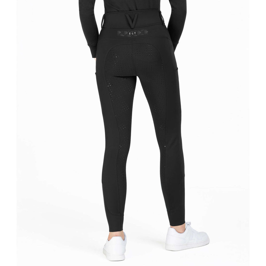 ELT Bryczesy Reflective Full Grip Czarny