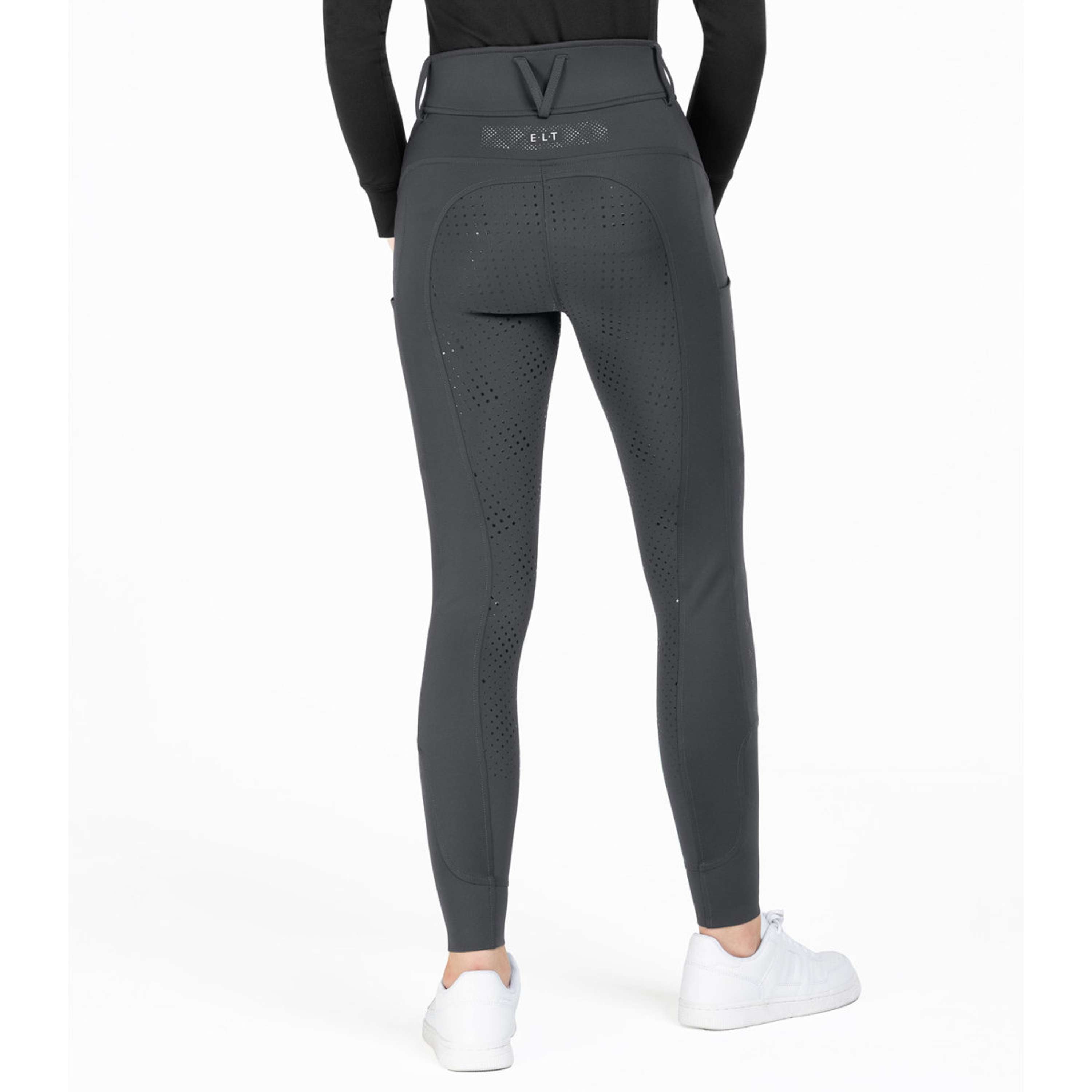 ELT Bryczesy Reflective Full Grip Asfaltowy
