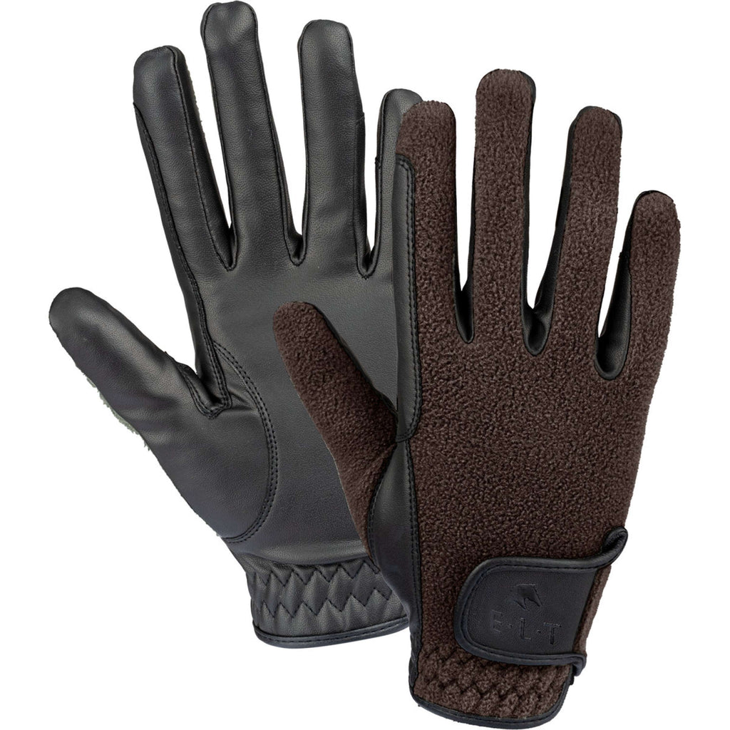 ELT Rękawice Jeździeckie Winter Fleece Espresso