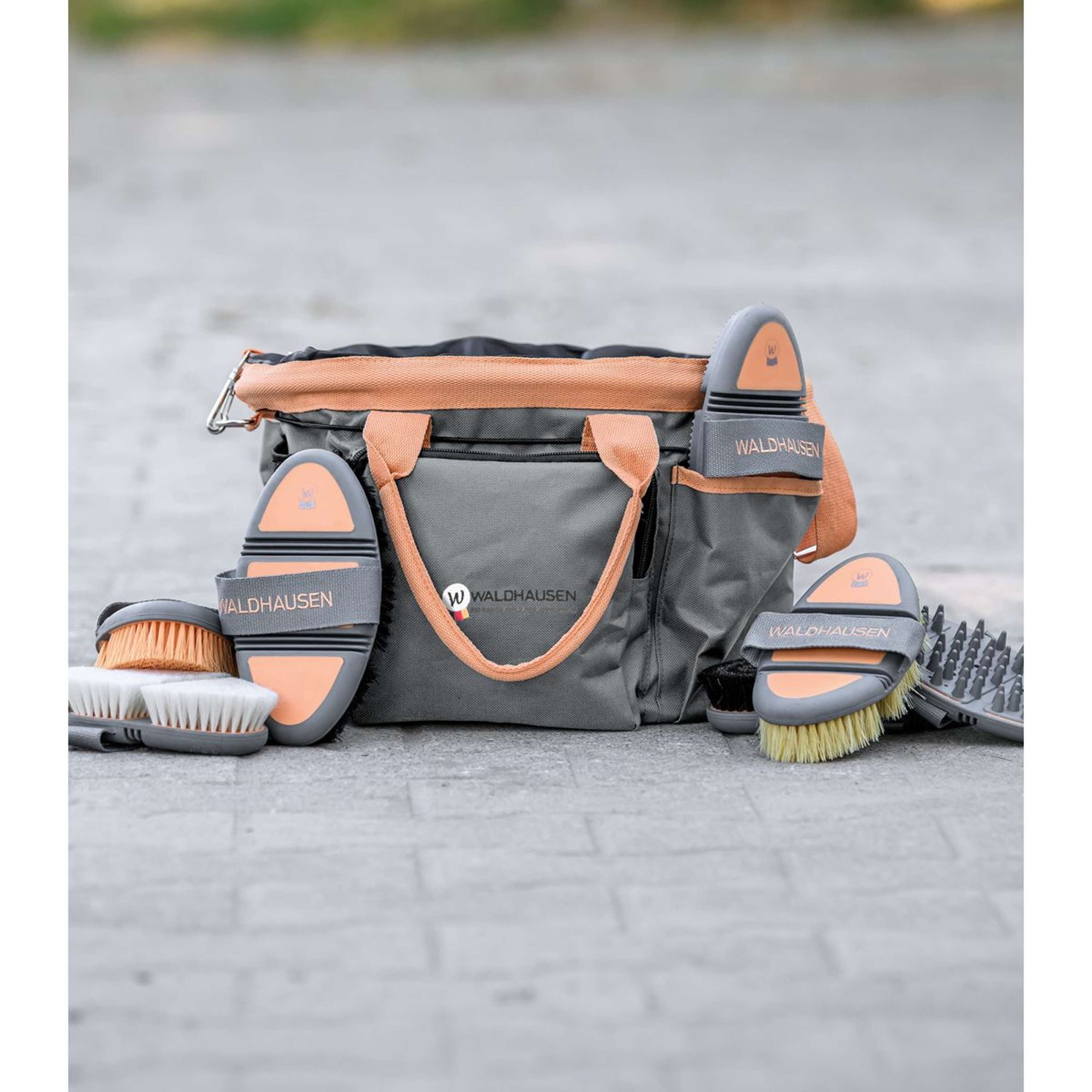 Waldhausen Szczotka Twarda Flex Peach/Chrome Grey