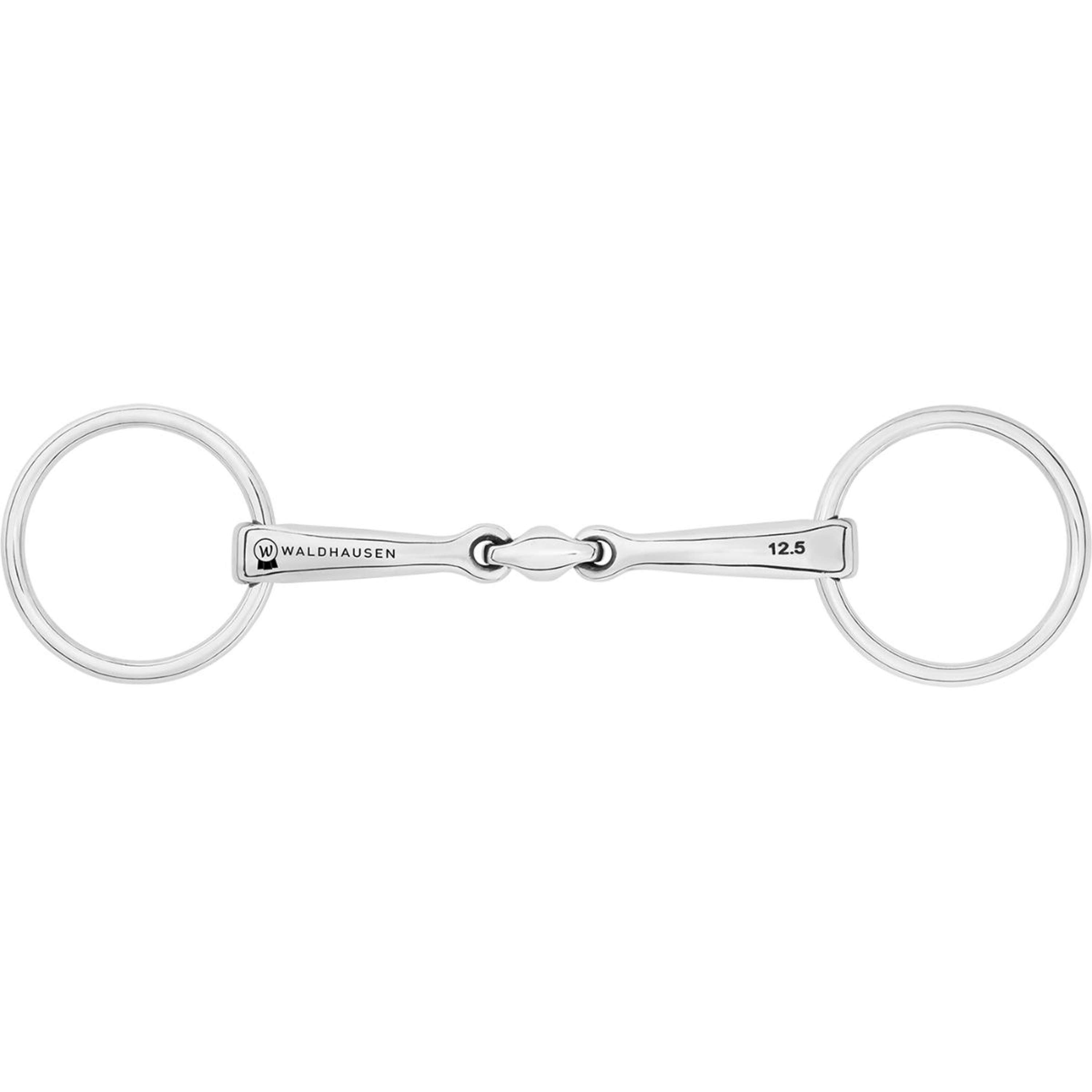 Waldhausen Wędzidło oliwkowe 14 mm podwójnie łamane