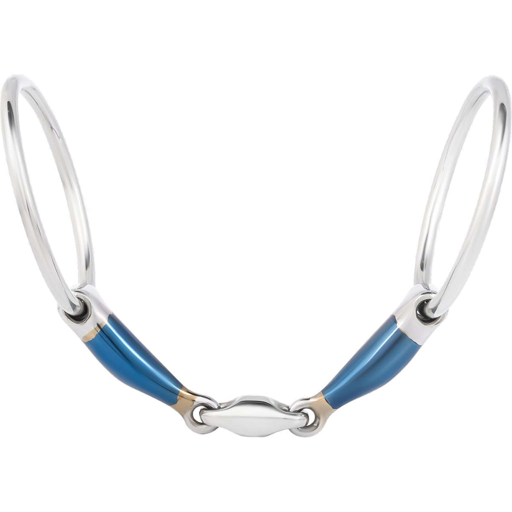 Waldhausen Wędzidło z ruchomymi kółkami Sweet Iron 14mm podwójnie łamane