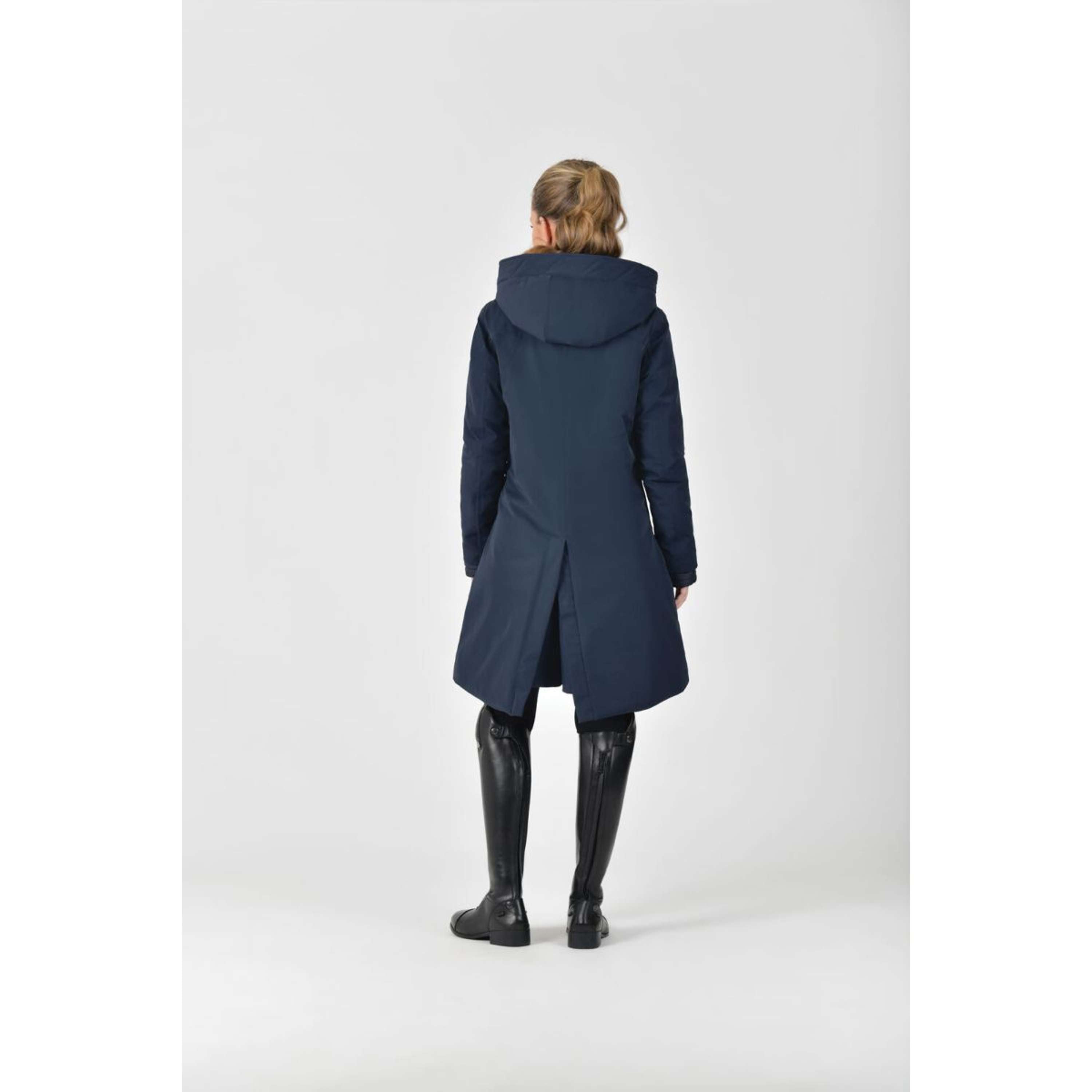 WeatherBeeta Długi Płaszcz All Purpose Waterproof Granatowy