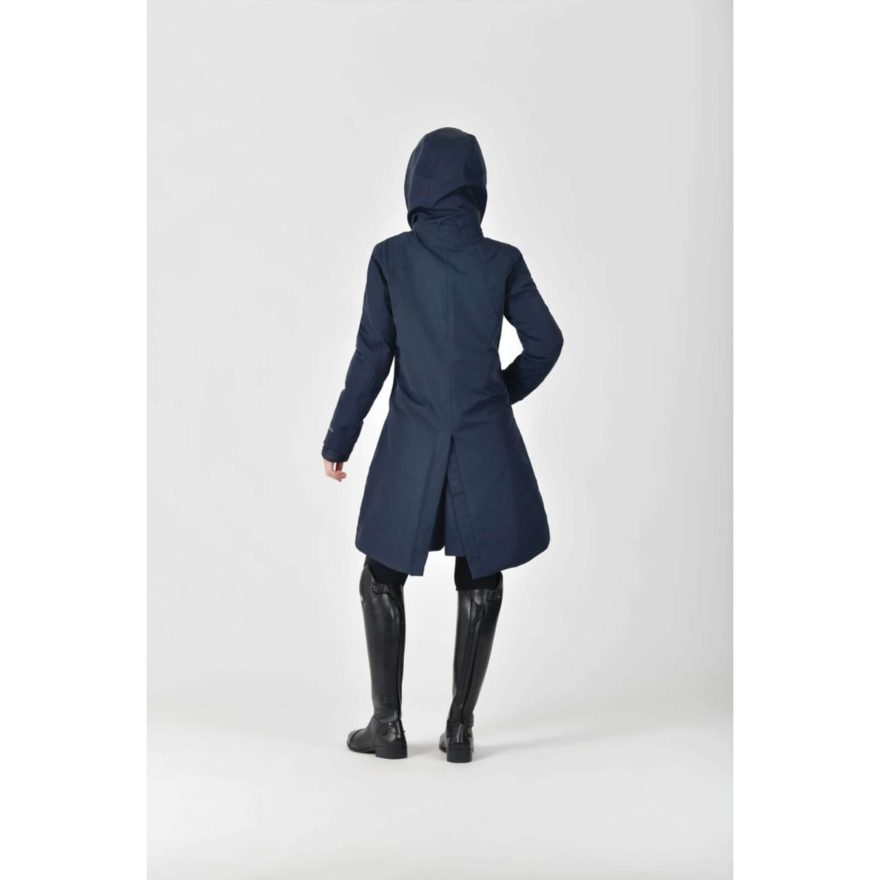 WeatherBeeta Długi Płaszcz All Purpose Waterproof Granatowy