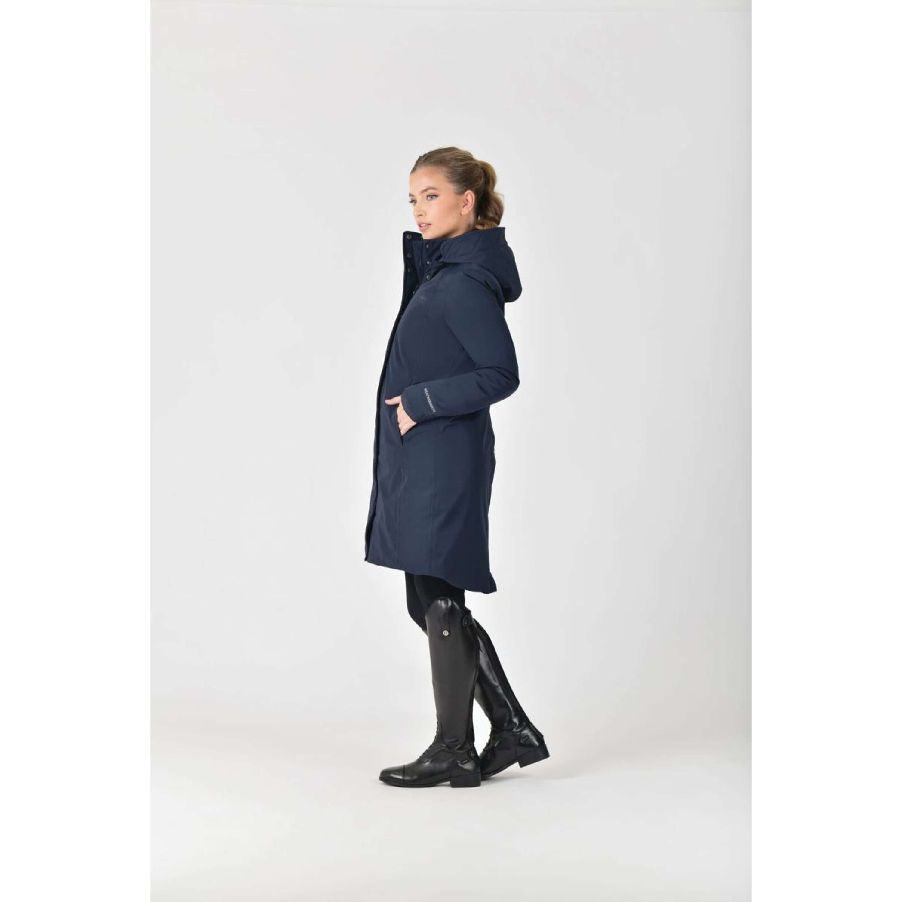 WeatherBeeta Długi Płaszcz All Purpose Waterproof Granatowy