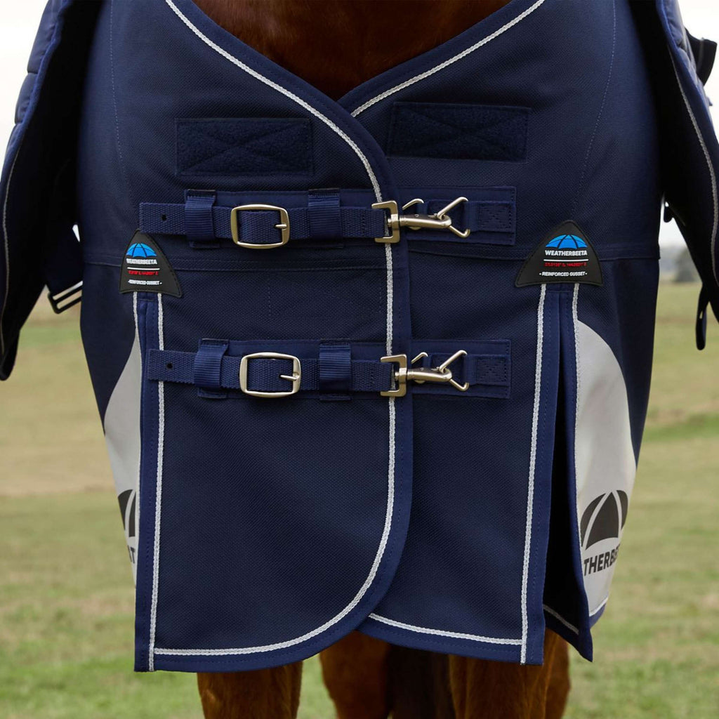WeatherBeeta ComFiTec Ultra Turnout Detach-A-Neck 360g Granatowy