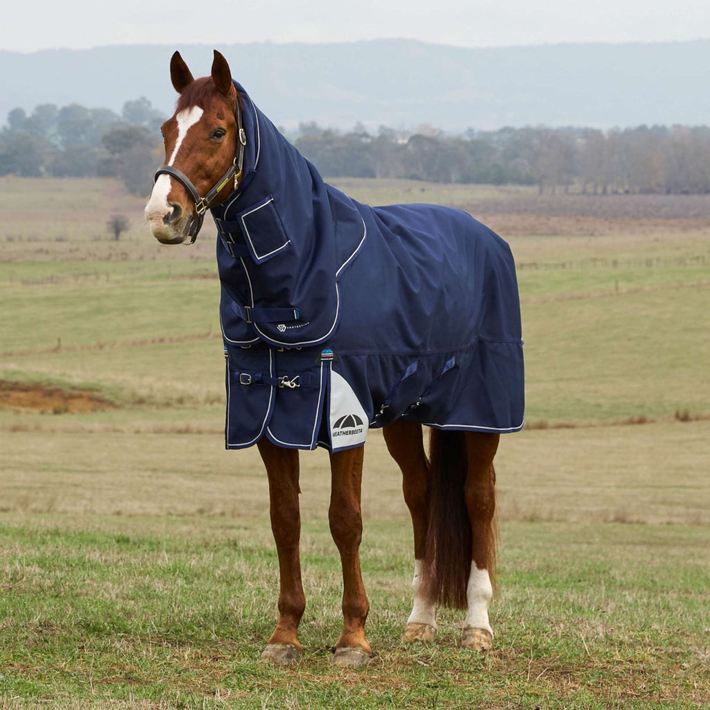 WeatherBeeta ComFiTec Ultra Turnout Detach-A-Neck 360g Granatowy