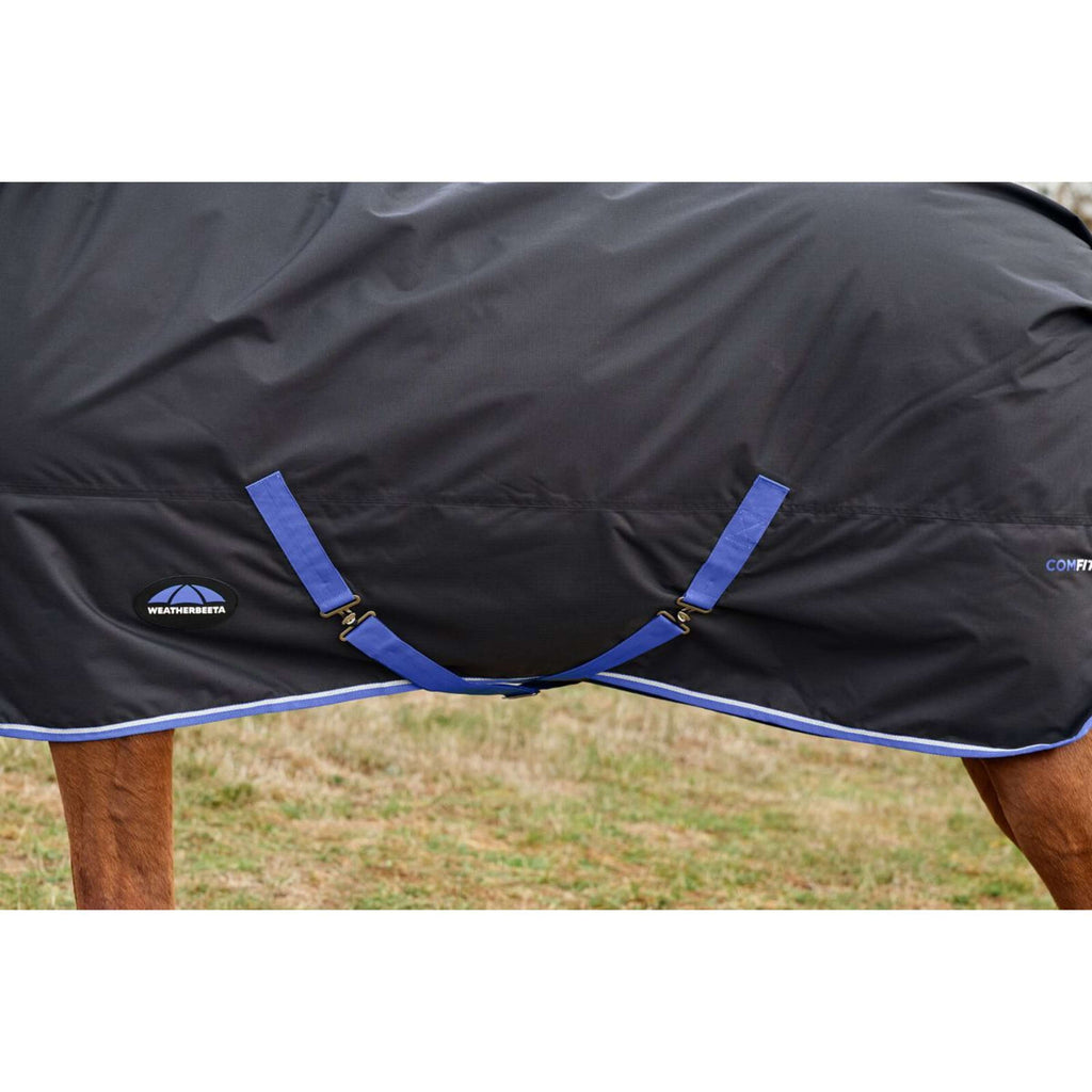 WeatherBeeta ComFiTec Tyro Turnout Standard Neck 220g Czarny/Kobaltowy