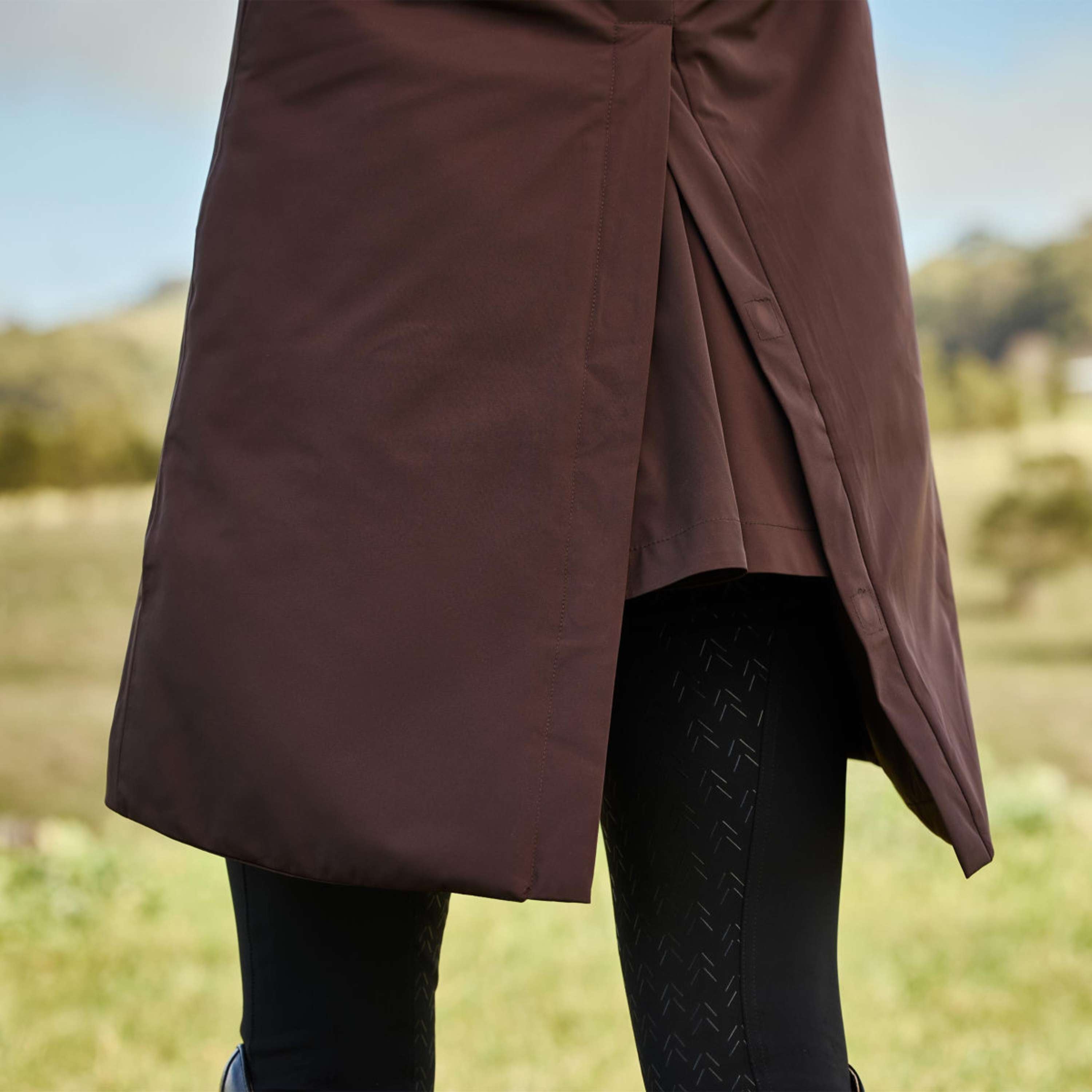WeatherBeeta Długi Płaszcz Protect Waterproof Insulated Longline Espresso
