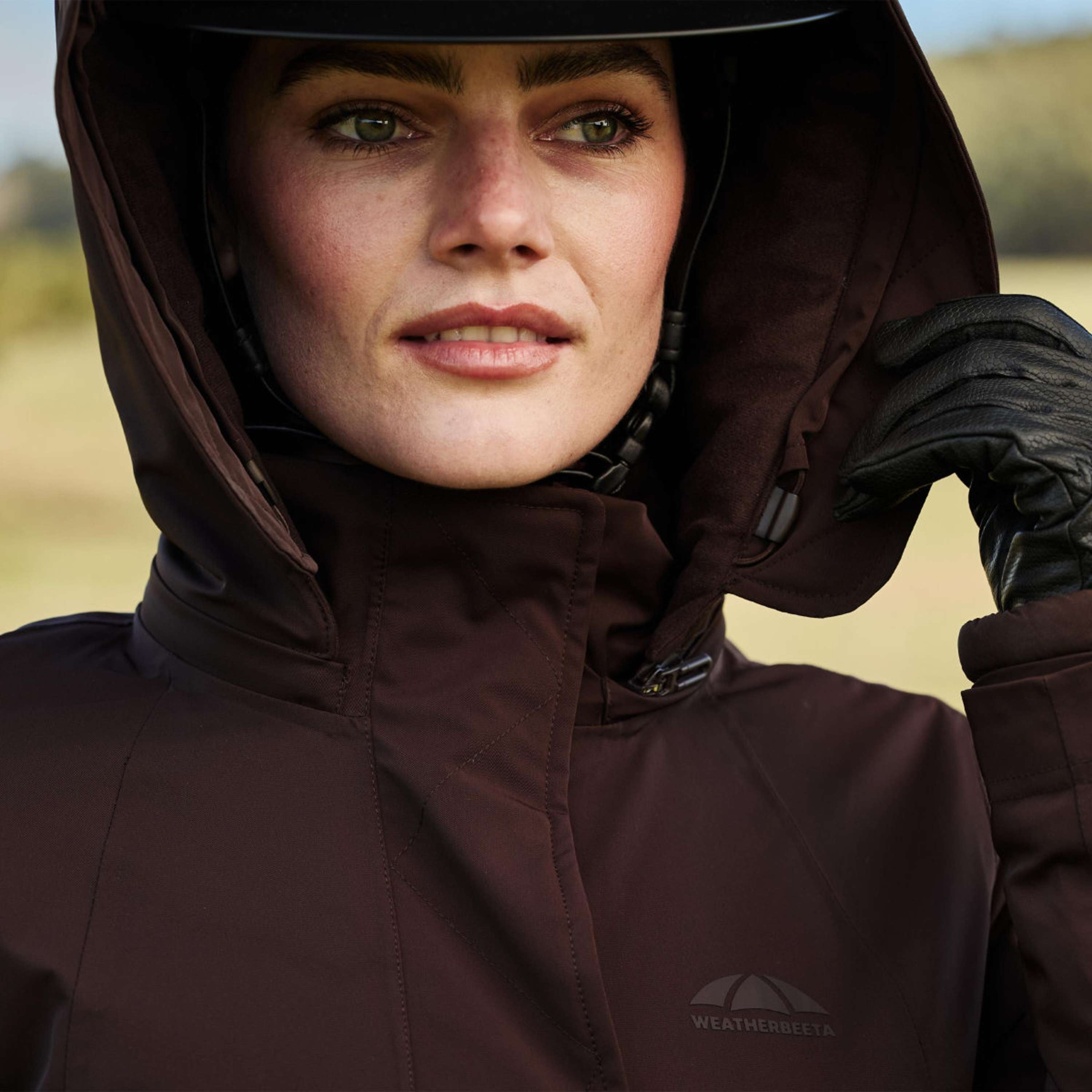WeatherBeeta Długi Płaszcz Protect Waterproof Insulated Longline Espresso