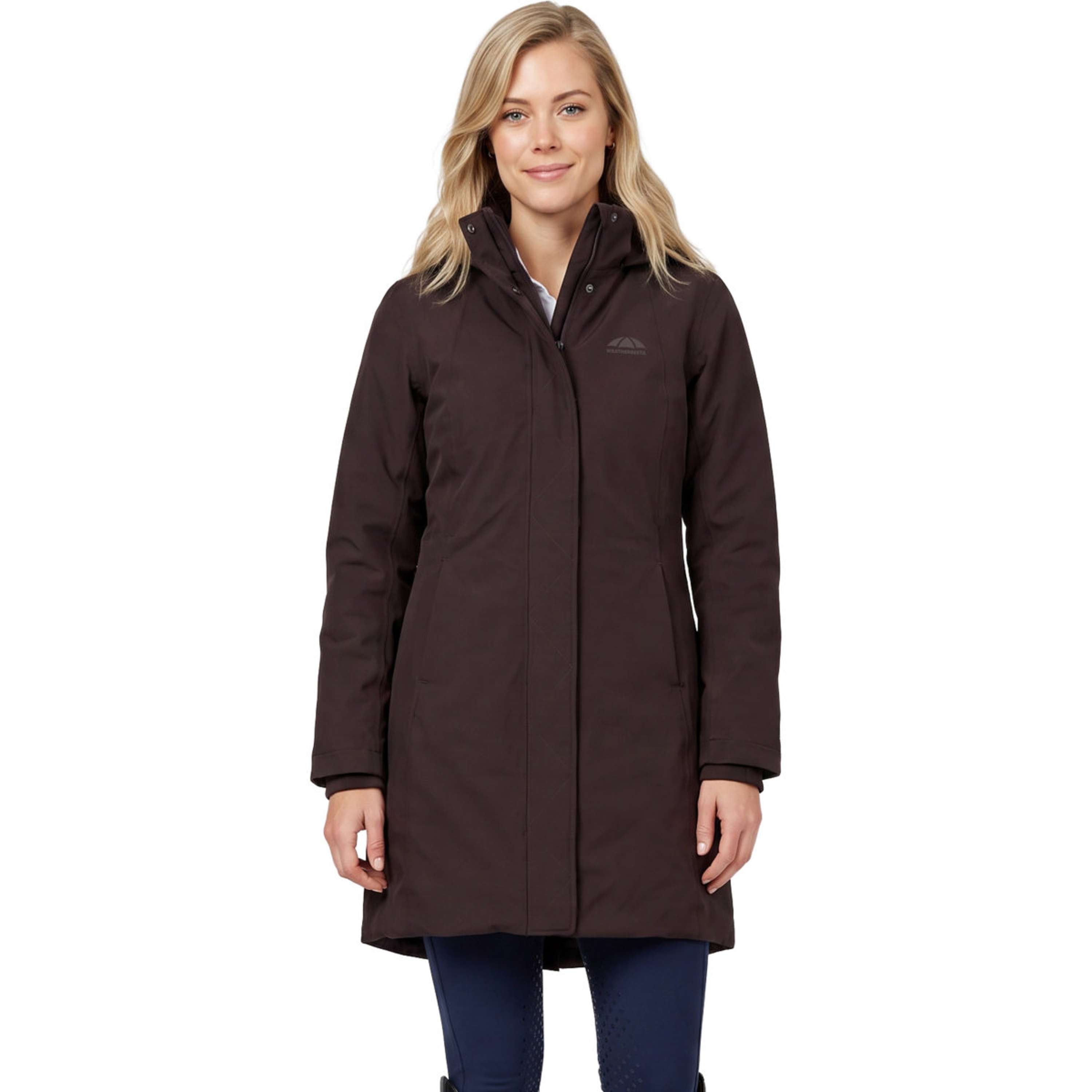 WeatherBeeta Długi Płaszcz Protect Waterproof Insulated Longline Espresso