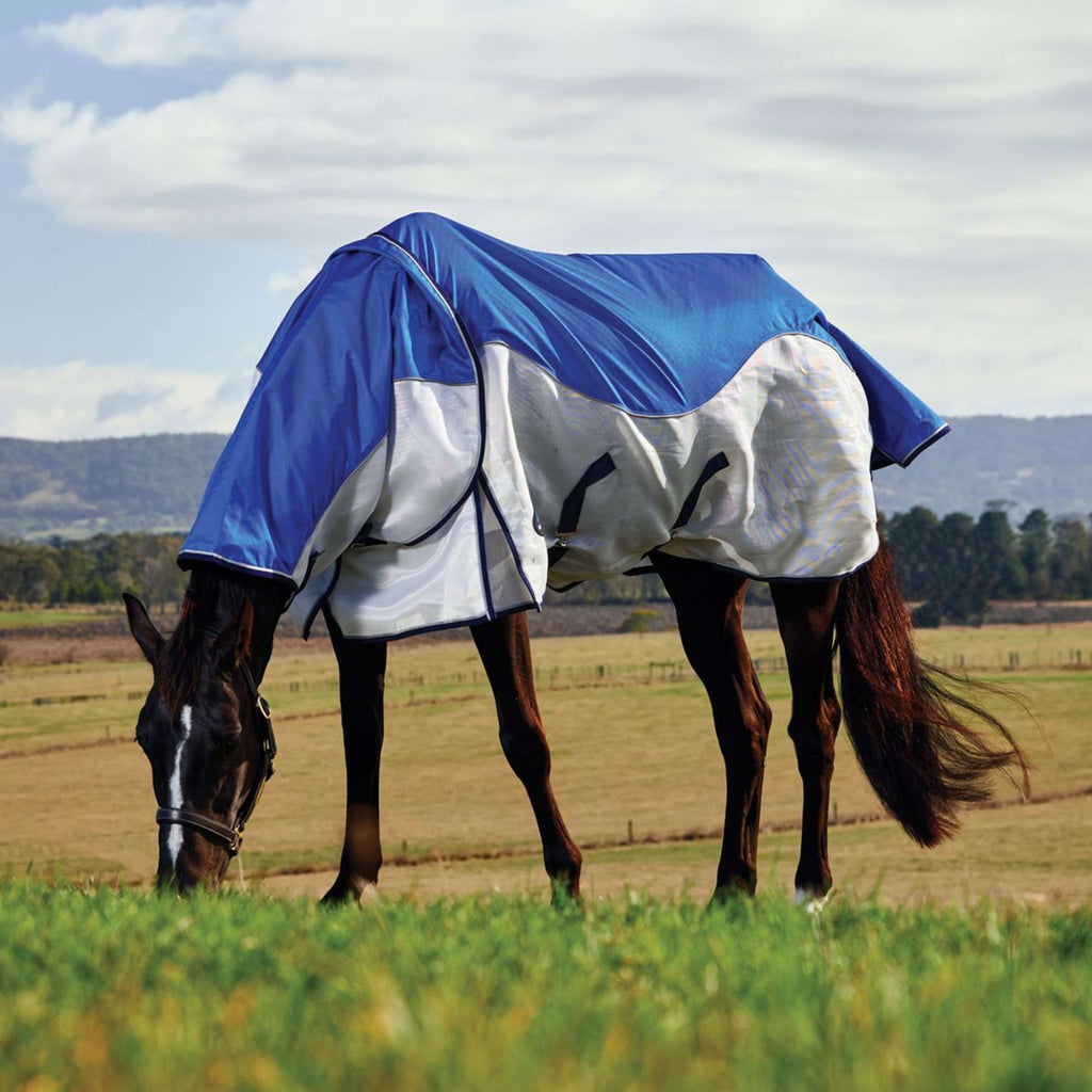 WeatherBeeta ComFiTec Duo Shield Detach-A-Neck Niebieski/Srebrny/Granatowy