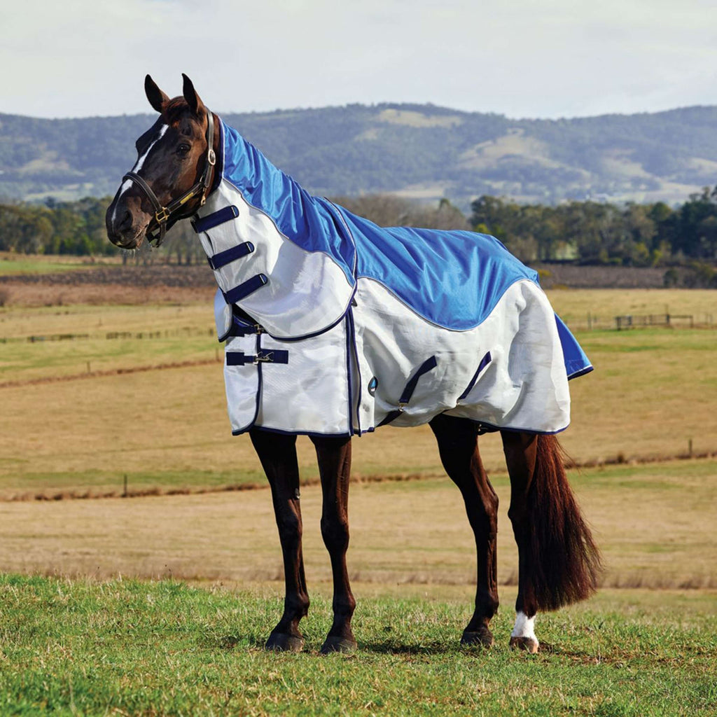 WeatherBeeta ComFiTec Duo Shield Detach-A-Neck Niebieski/Srebrny/Granatowy