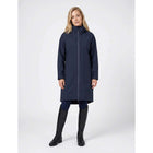 WeatherBeeta Długi Płaszcz Spectator Waterproof Fleece Lined Granatowy