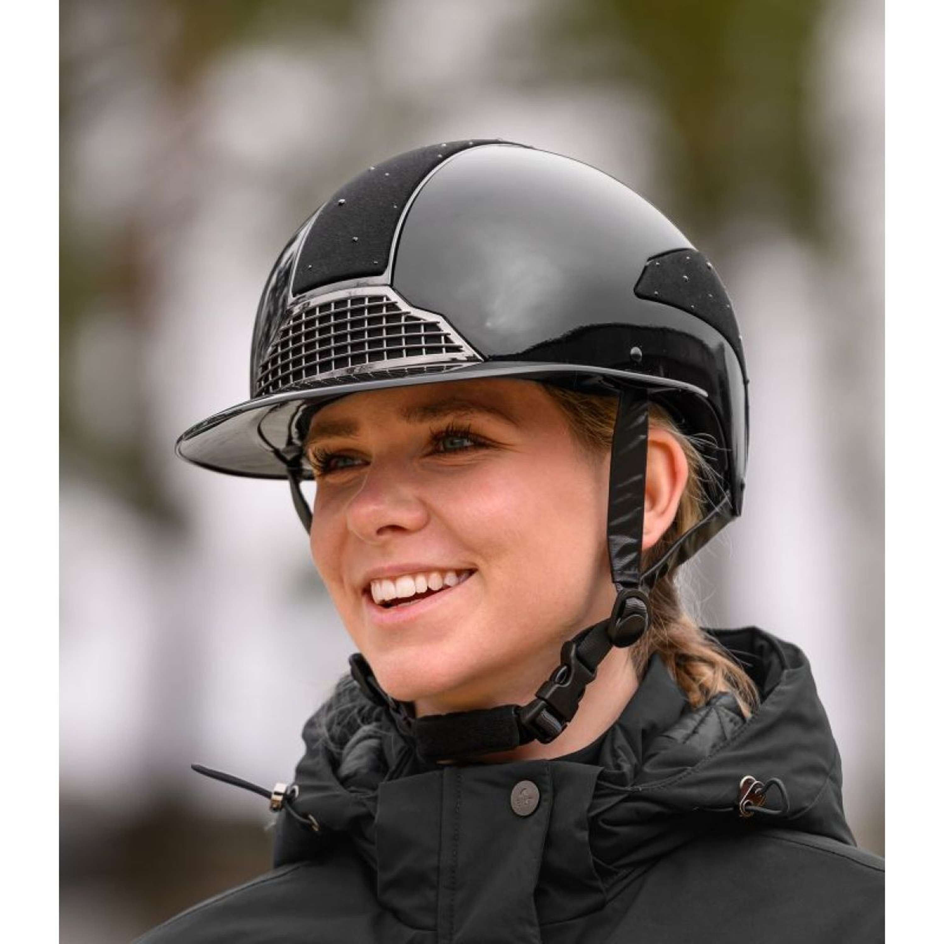 Waldhausen Kask Jeździecki Swing H24 Lady Spark Czarny