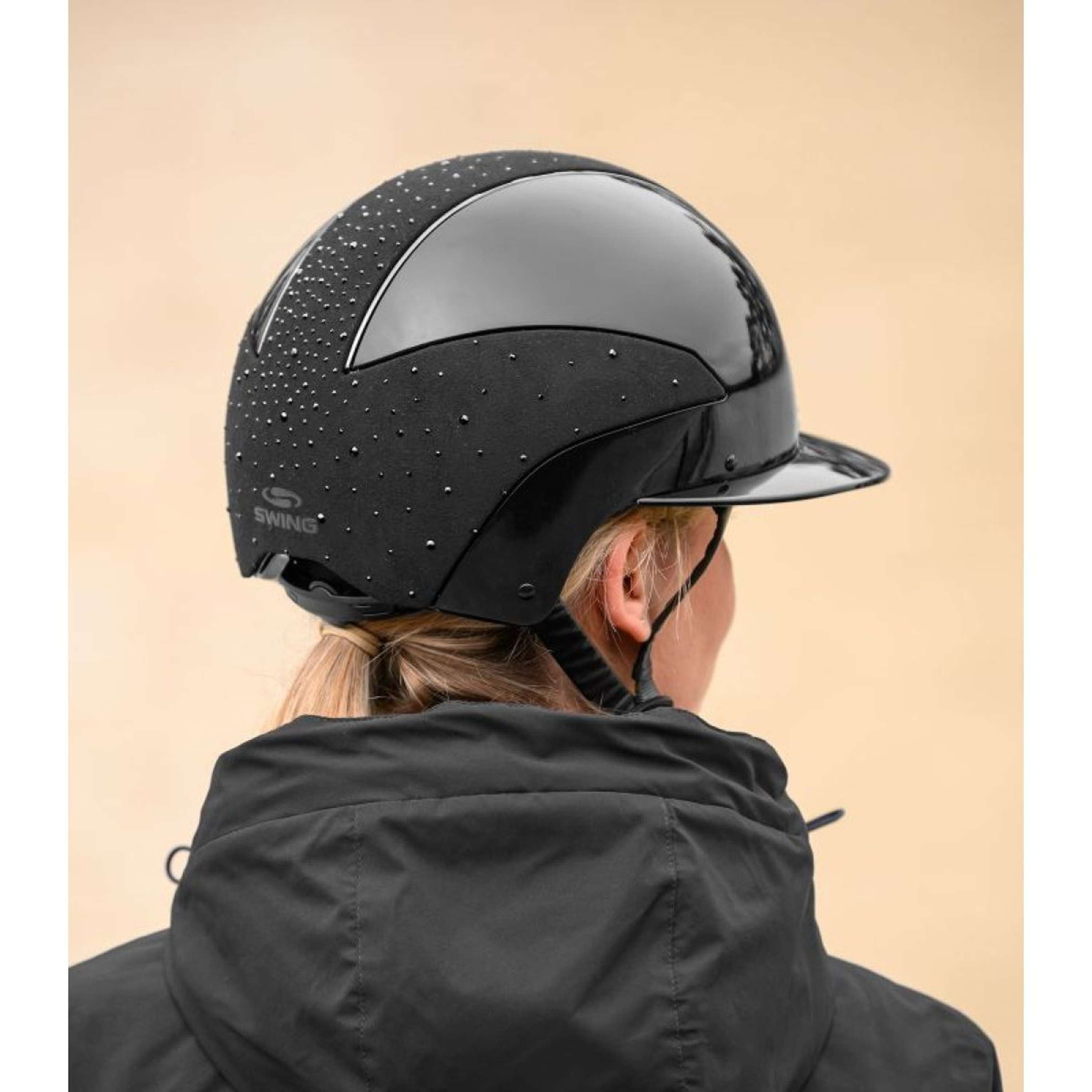 Waldhausen Kask Jeździecki Swing H24 Lady Spark Czarny