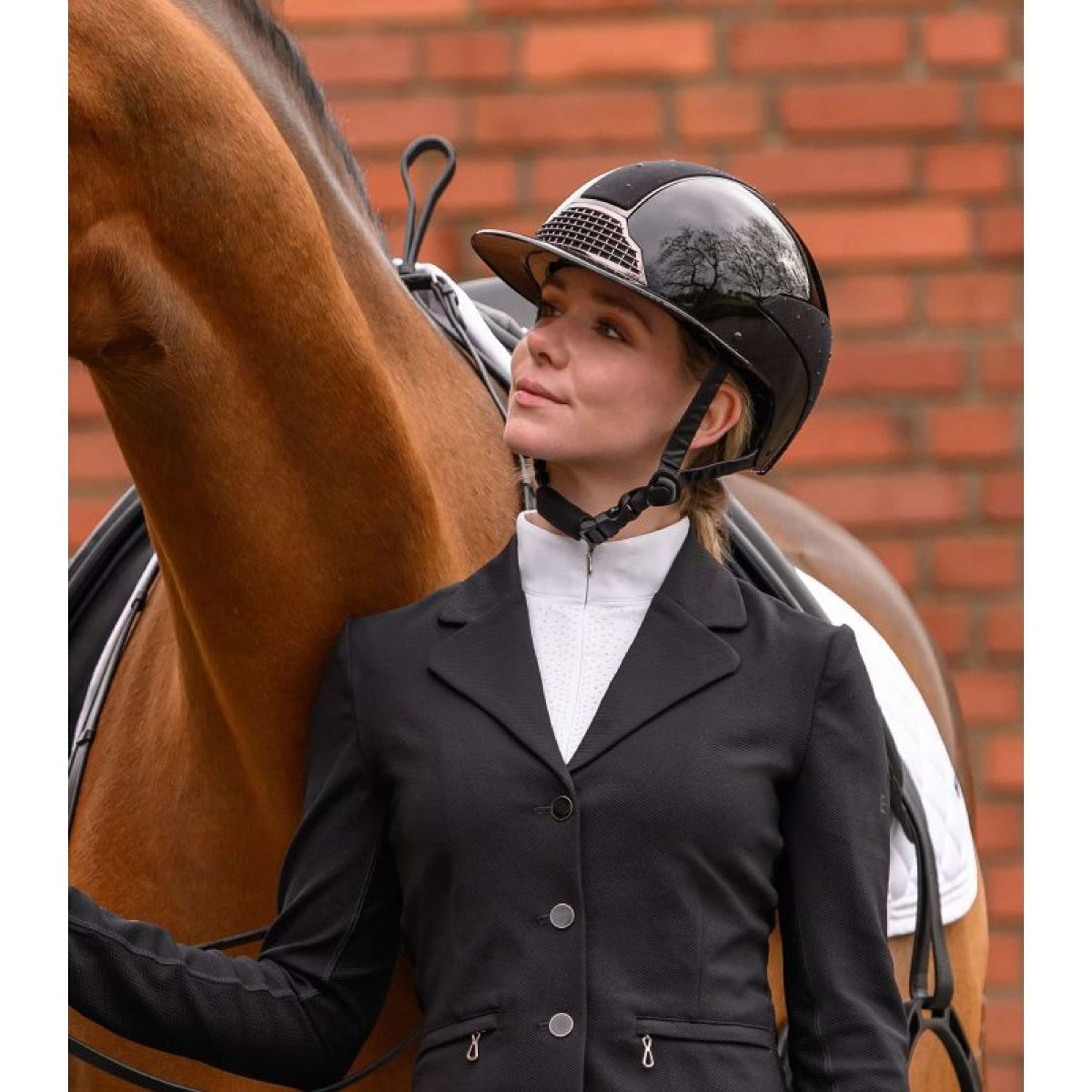 Waldhausen Kask Jeździecki Swing H24 Lady Spark Czarny